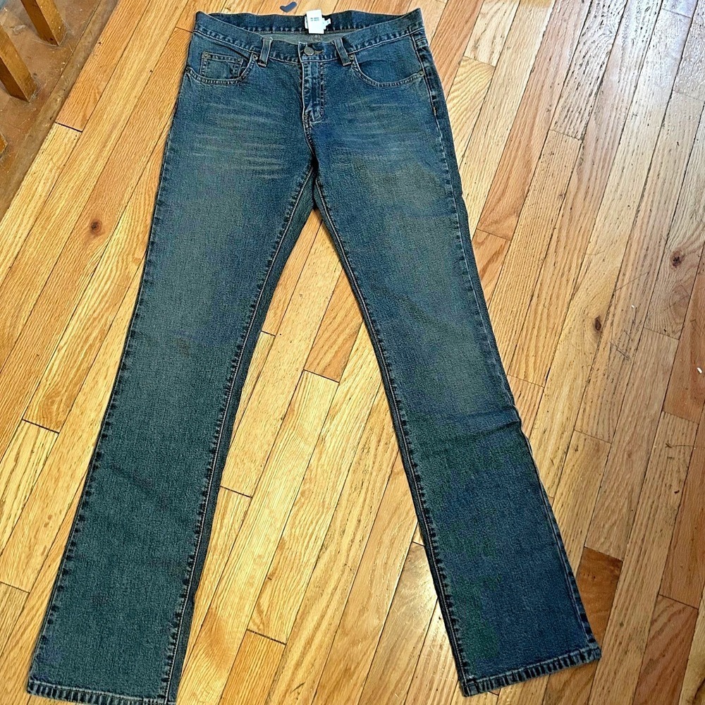 Calvin Klein Straight Leg Women's Dark Wash Denim Jeans Size 7 T52-6
